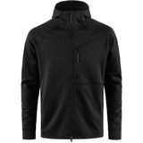 Fjällräven Abisko Grid Fleece Hoodie M - Herre fleecetrøje - Sort