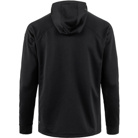 Fjällräven Abisko Grid Fleece Hoodie M - Herre fleecetrøje - Sort