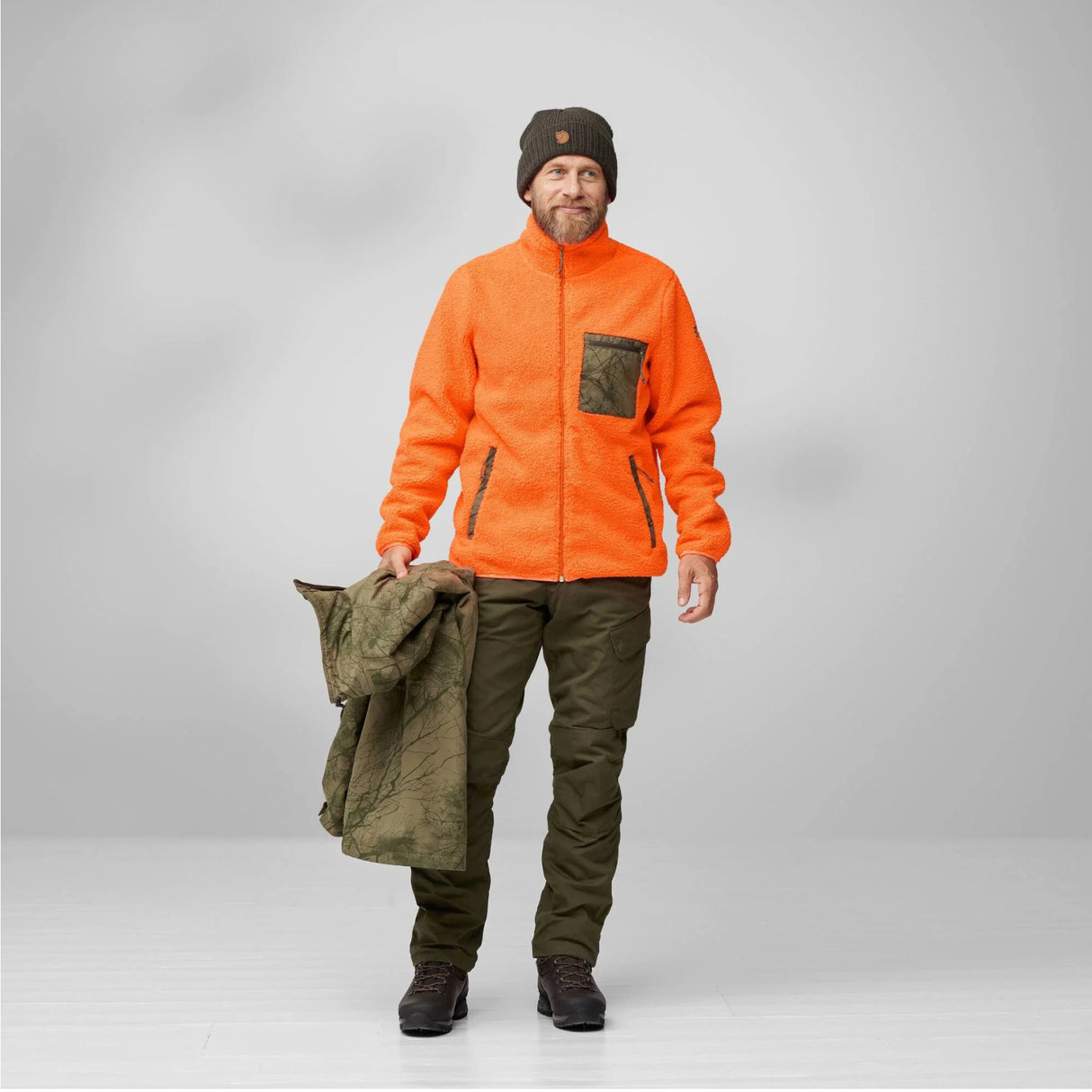 Fjällräven Barents 3 in 1 Hydratic M Jagtjakke - Herre - Dark Olive