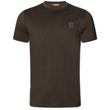 Härkila Base All Season S/S T-shirt - Herre - Shadow Brown