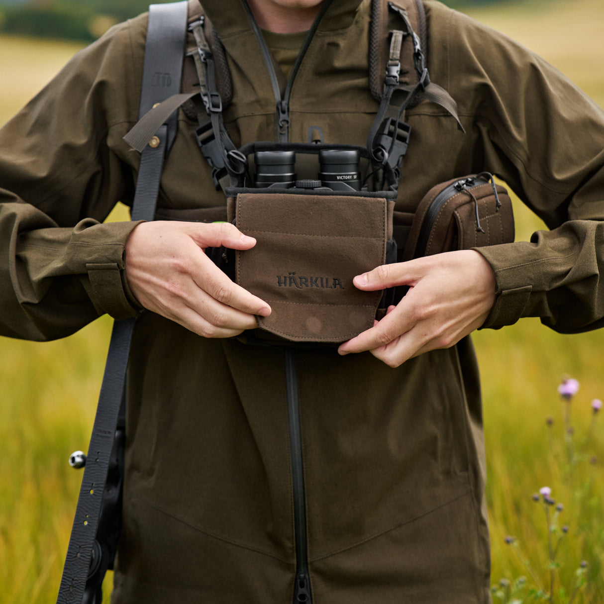 Härkila Bino Harness Kikkertsele - Dark Willow Green