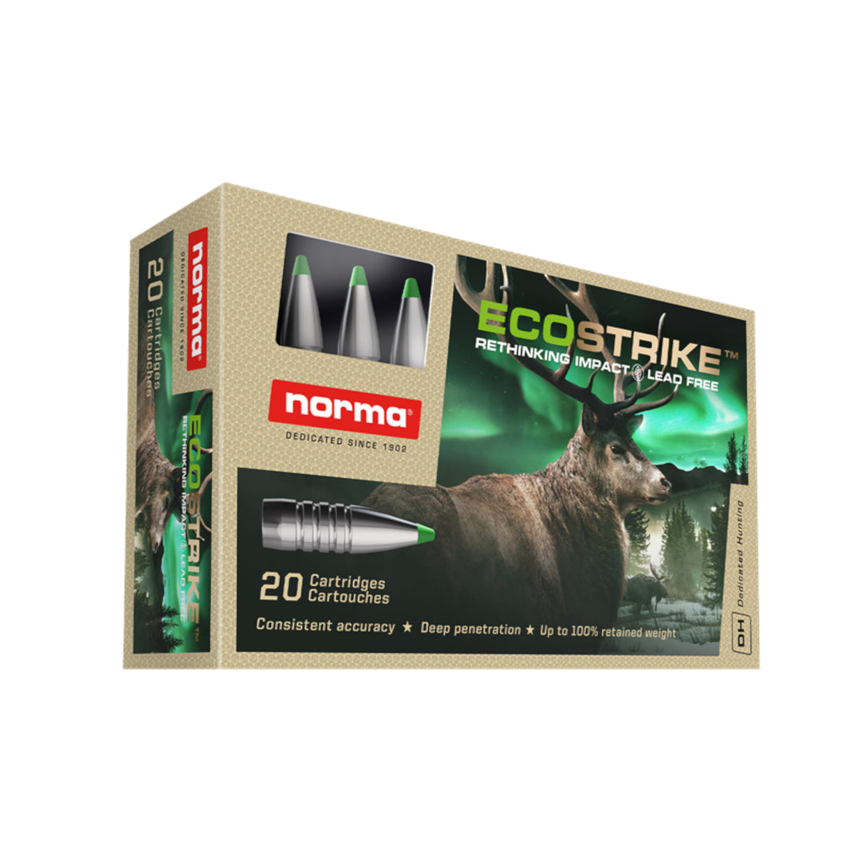 Norma Ecostrike Riffelpatroner - Kal. 308 Win.