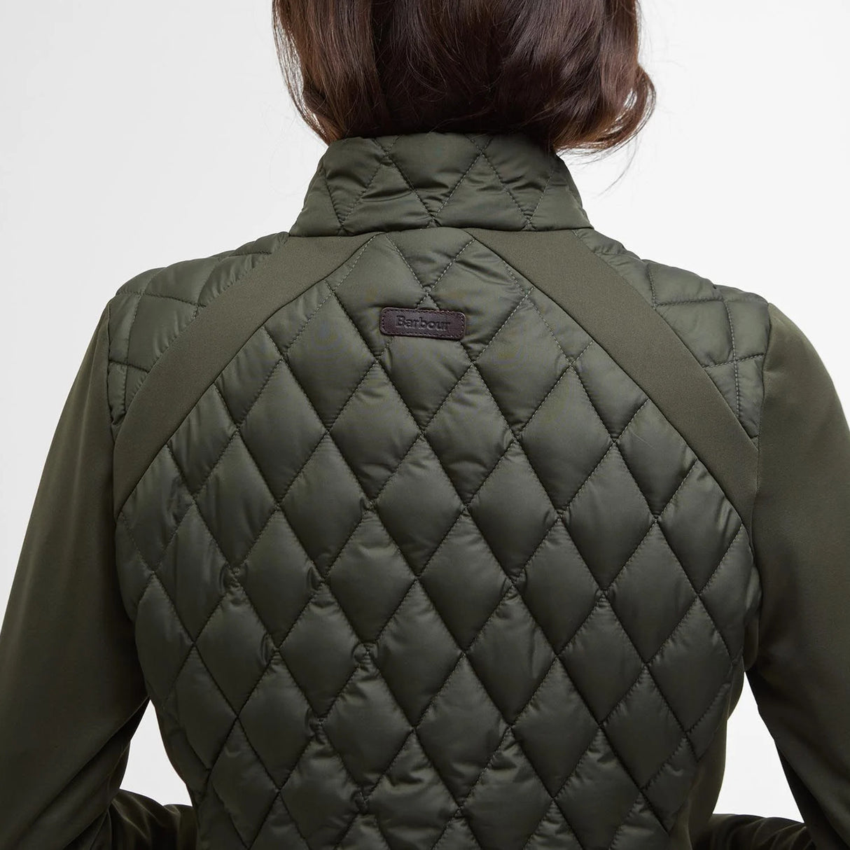 Barbour Edda Quilted Sweatshirt - Dame - Olive