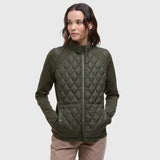 Barbour Edda Quilted Sweatshirt - Dame - Olive