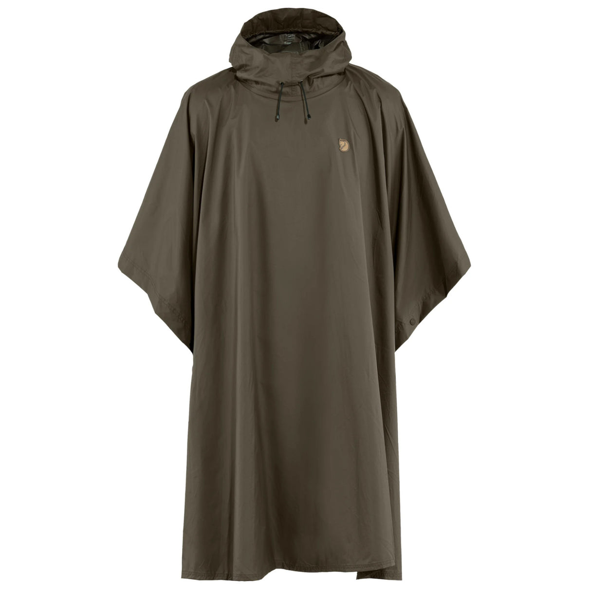 Fjällräven Poncho - Unisex - One Size - Dark Olive