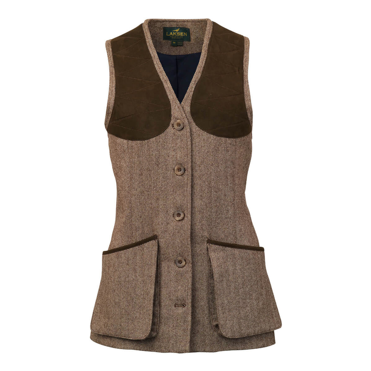 Laksen Glyn Beauly Skydevest - Dame - Tweed