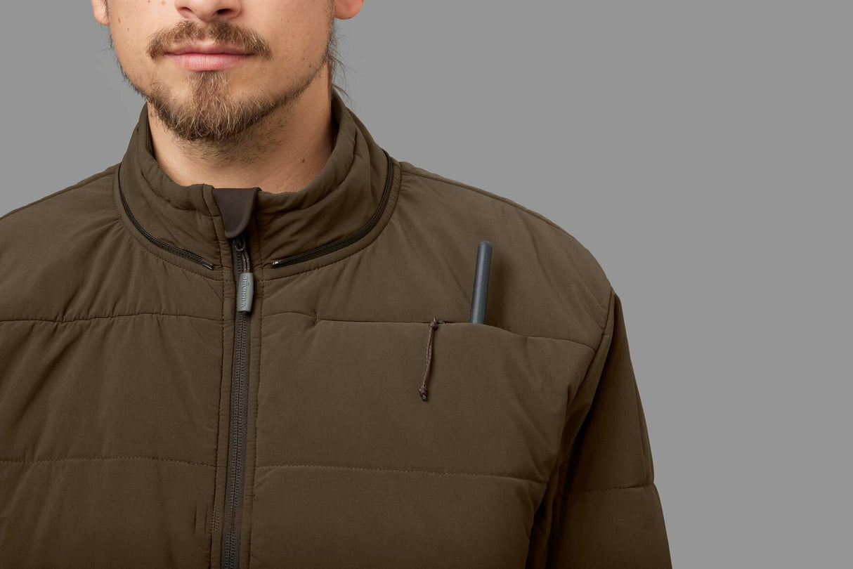 Härkila Insulated midlayer Jakke - Herre - Hunting green/Shadow brown