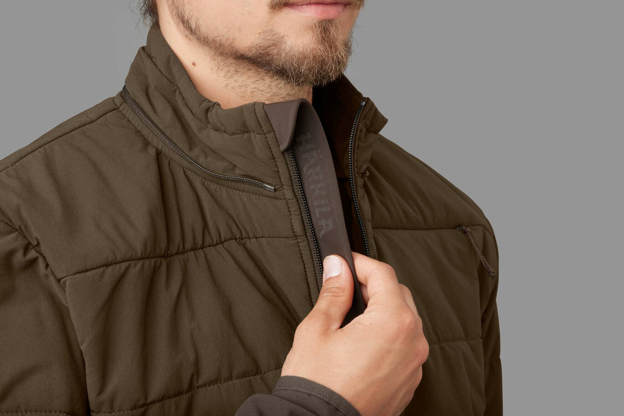 Härkila Insulated midlayer Jakke - Herre - Hunting green/Shadow brown