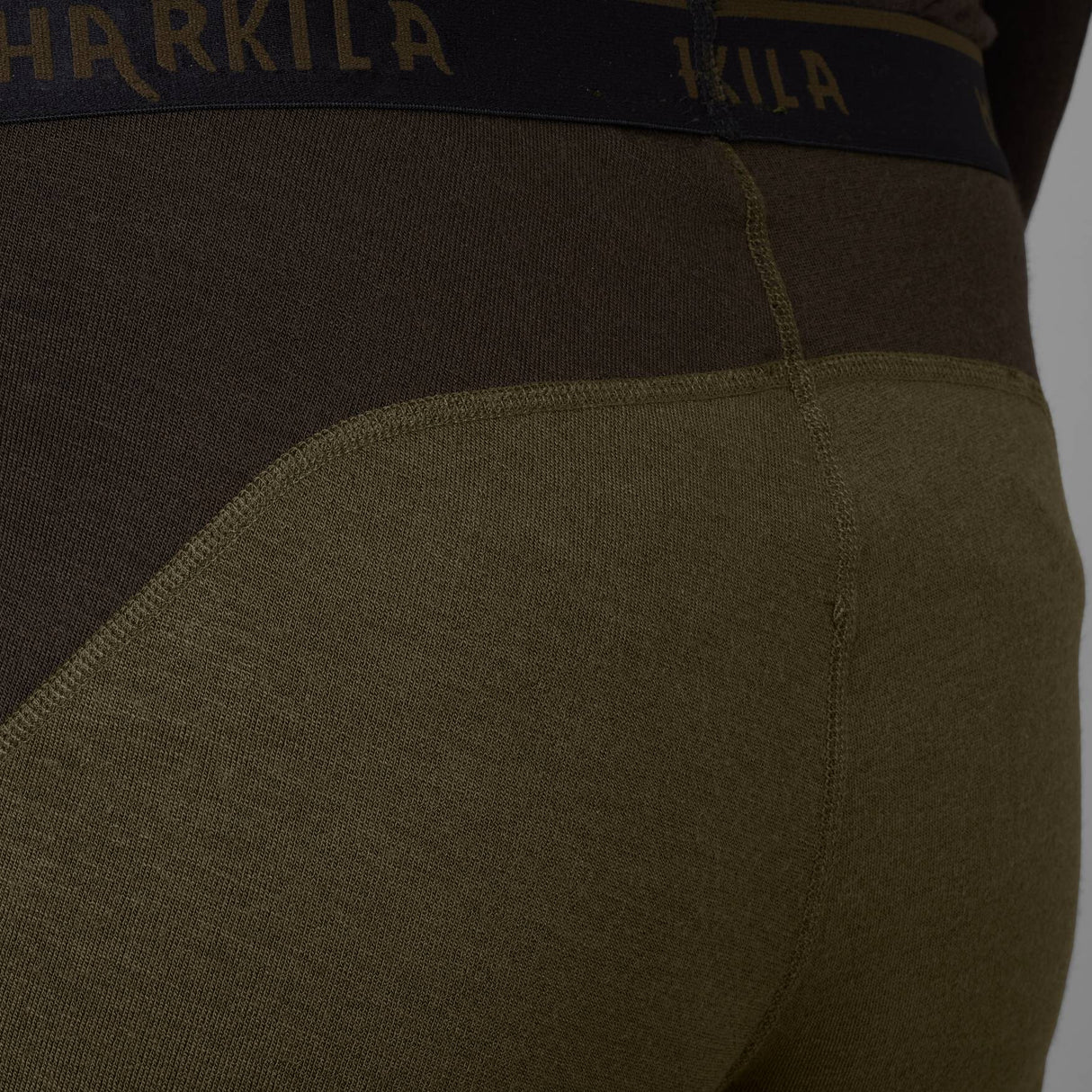 Härkila Base Warm long johns - Herre underbukser - Willow green/Shadow brown