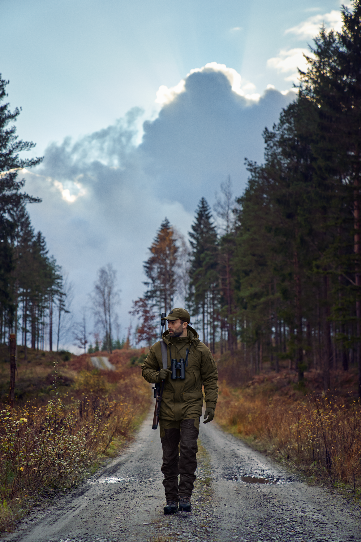 Härkila Driven Hunt HWS læder bukser - Herre - Willow green/Shadow brown