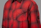 Härkila Driven Hunt flannel skjorte - Herre - Red/Black check