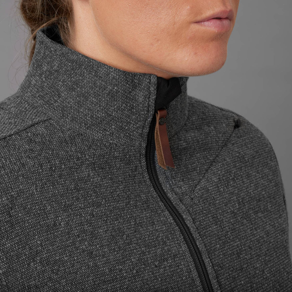 Härkila Metso full zip Women Fleece - Dame - Slate grey