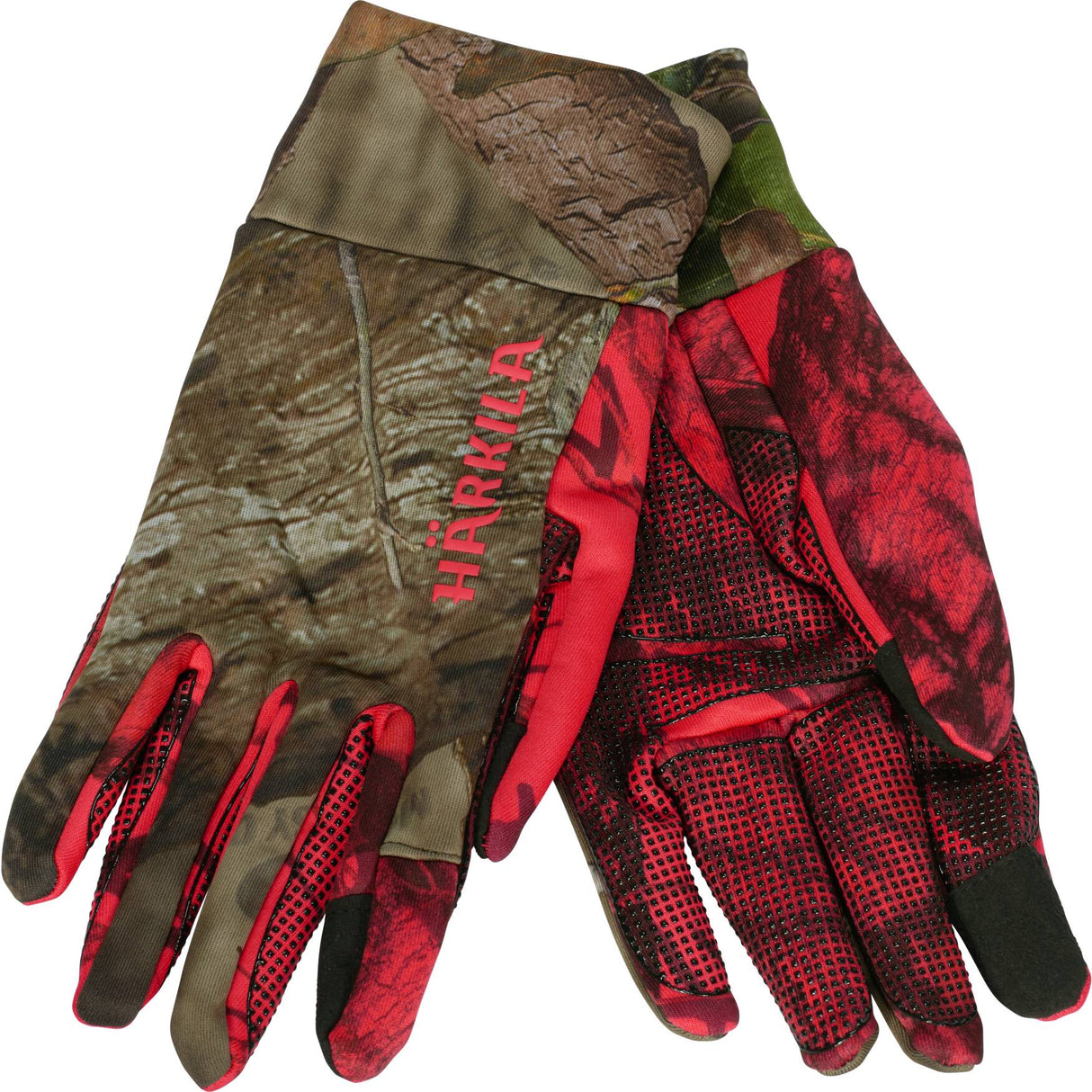 Härkila Moose Hunter 2.0 Fleece Handsker - Unisex - MossyOak®Break-Up Country®/MossyOak®Red