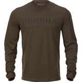 Härkila Mountain Hunter L/S t-shirt - Herre - Hunting green/Shadow brown