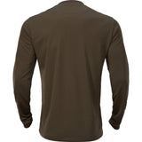 Härkila Mountain Hunter L/S t-shirt - Herre - Hunting green/Shadow brown