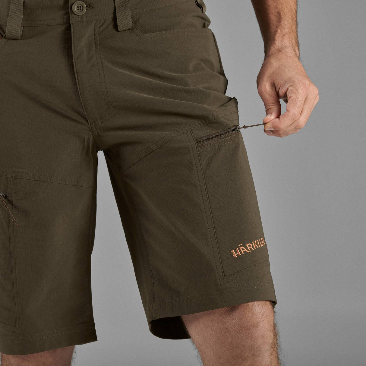 Härkila Trail shorts - Herre - Willow green