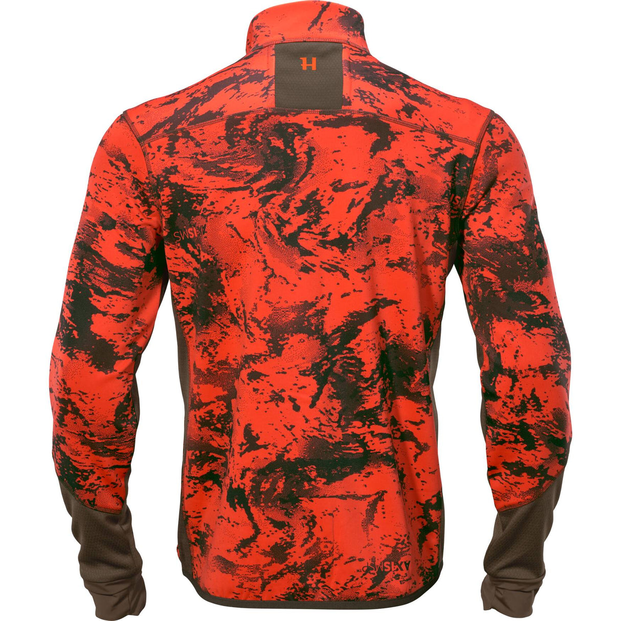 Härkila Wildboar Pro camo fleece jakke - Herre - AXIS MSP® Wildboar orange/Shadow brown