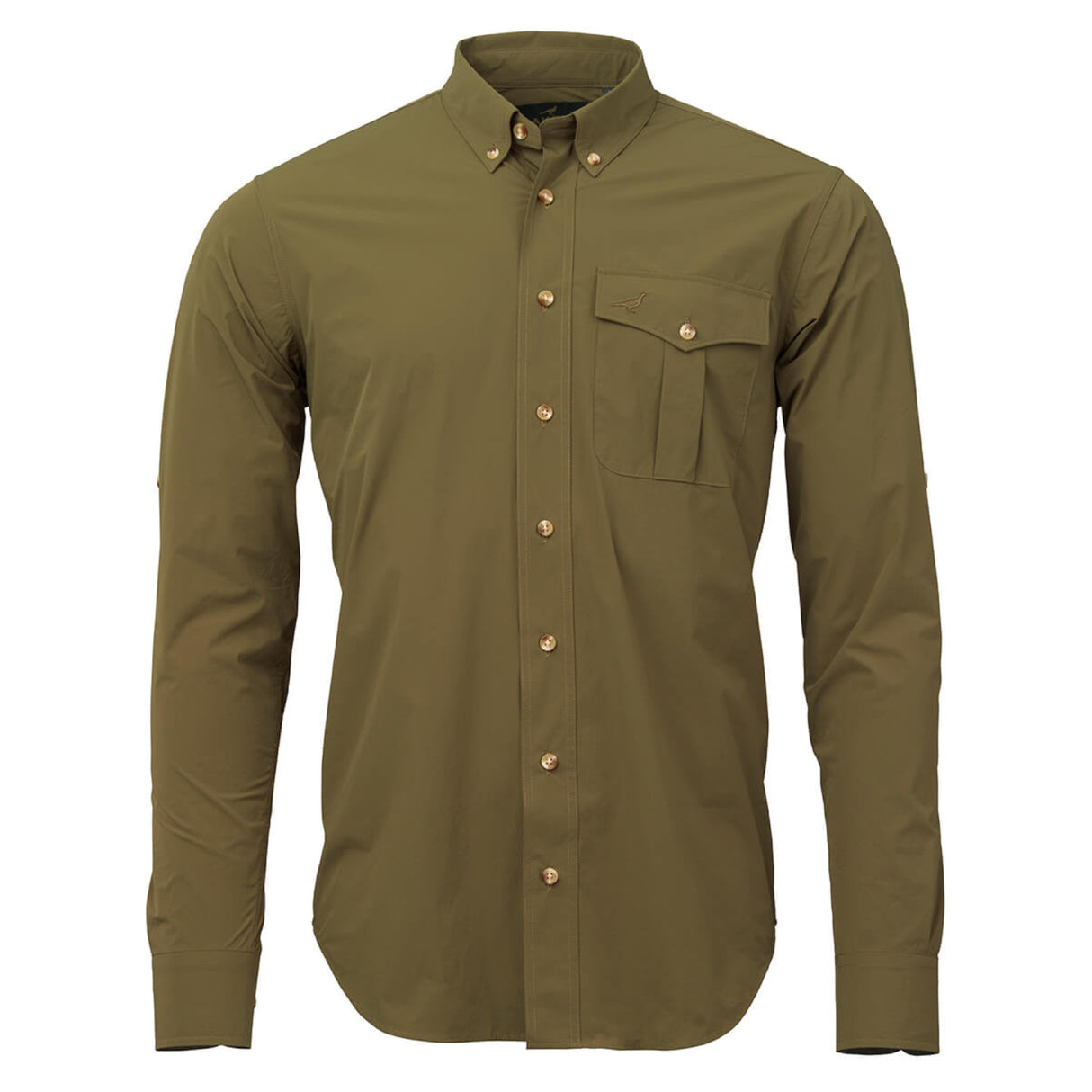 Kinshasa Tech Skjorte - Herre - Olive Green