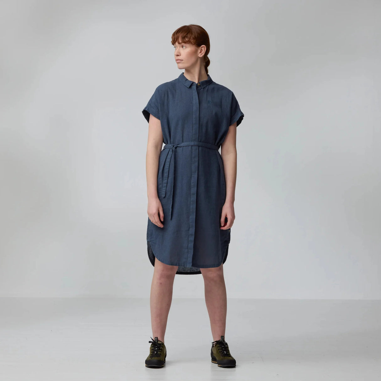 Fjällräven Övik Hemp Dress Kjole - Dame - Dark Grey