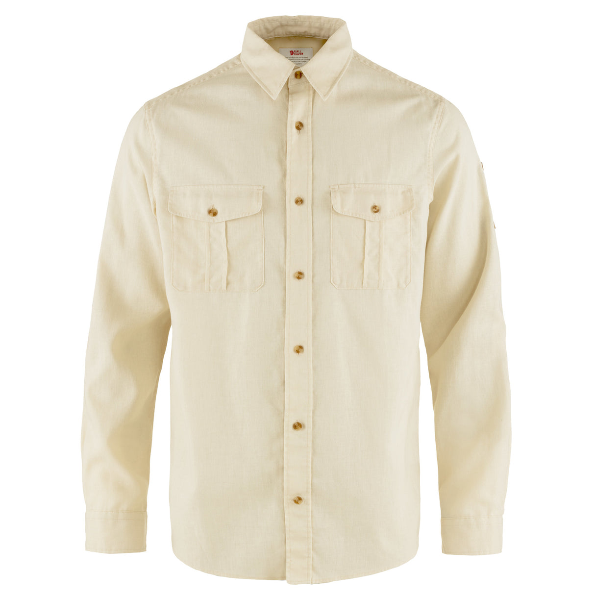 Fjällräven Övik Travel Shirt LS M - Herreskjorte - Chalk White