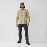 Fjällräven Övik Travel Shirt LS M - Herreskjorte - Chalk White