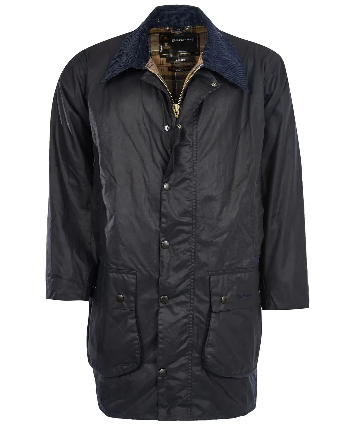 Barbour Border Wax Jacket - Herre - Sage