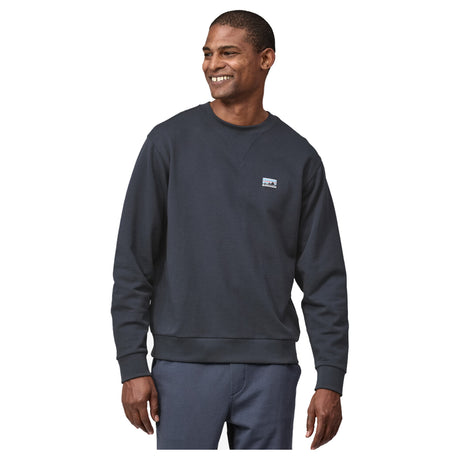 Patagonia Cotton Crewneck - Herre - Smolder Blue