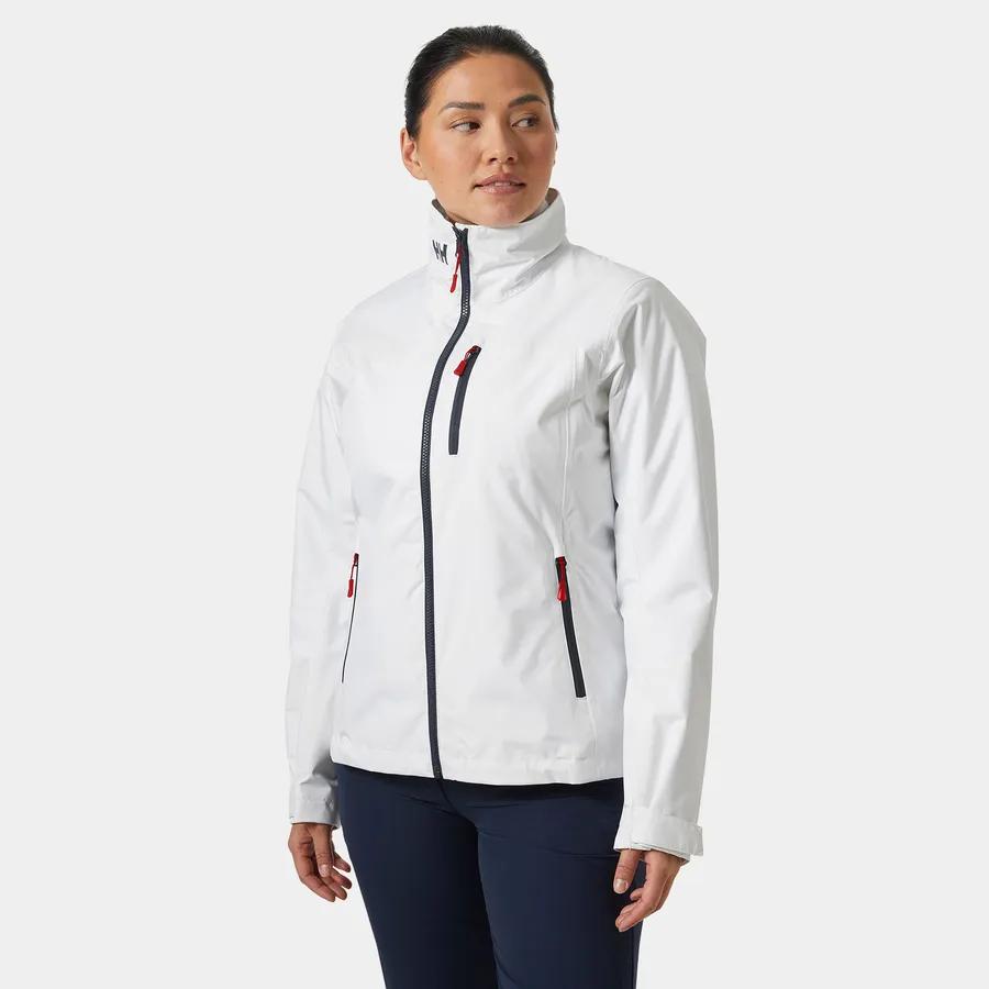 Helly Hansen W’s Crew Midlayer Sailing Jakke 2.0 - Dame - Hvid