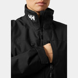 Helly Hansen W’s Crew Midlayer Sailing Jakke 2.0 - Dame - Sort