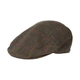 Barbour Crieff Flat Cap - Herre - Olive/Purple/Yellow