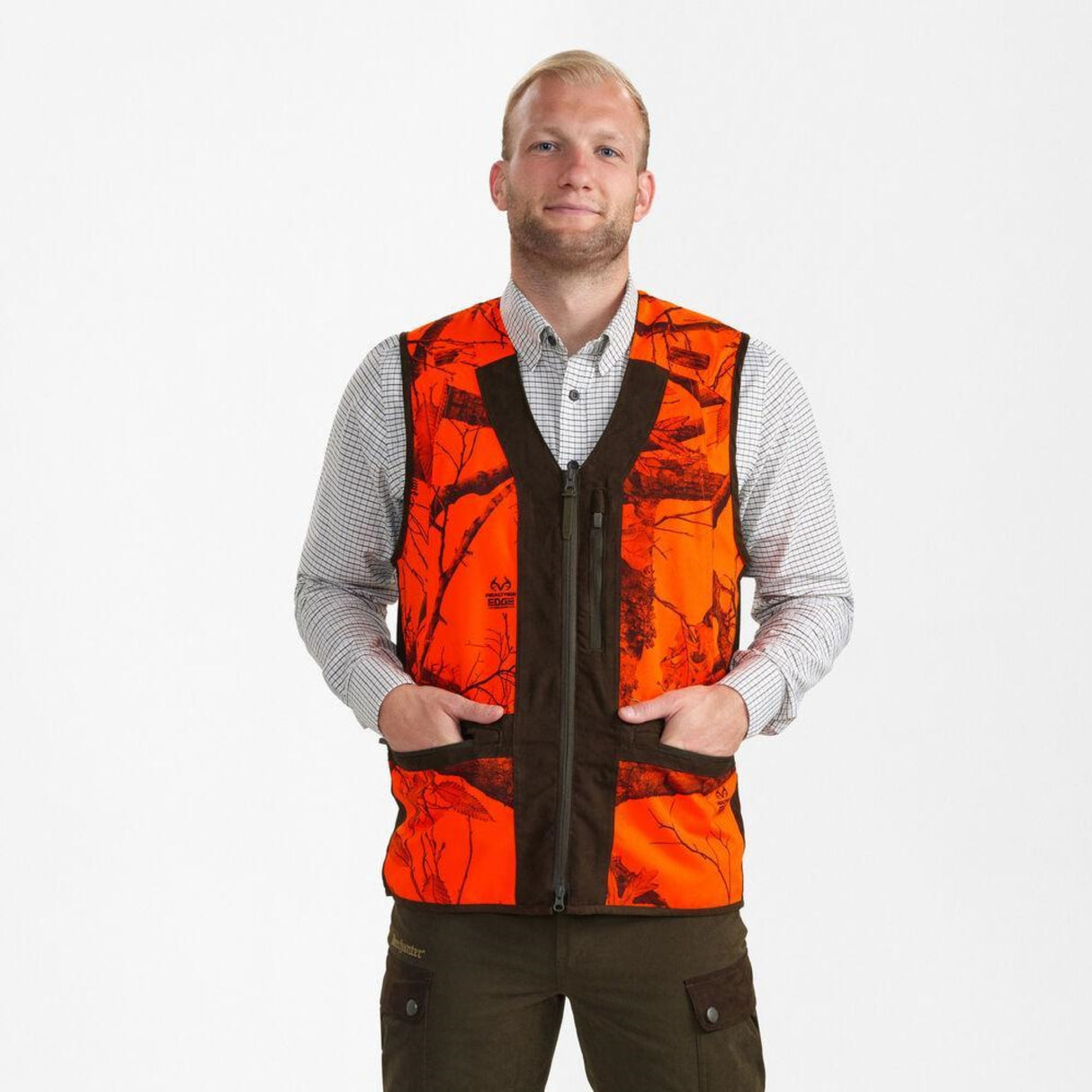 Deerhunter Eagle Vest - Realtree Edge Orange -  Herre