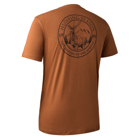 Deerhunter Easton T-Shirt - Herre -  Burnt Orange