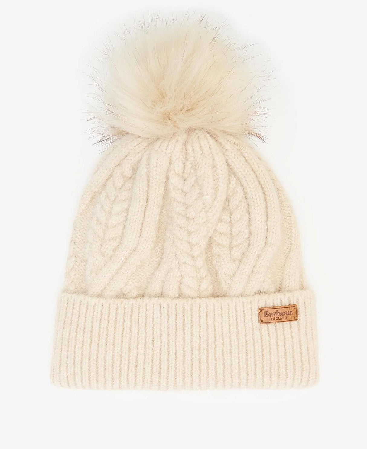 Barbour Elsdon Beanie - Dame - Eggshell - One Size