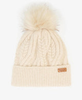 Barbour Elsdon Beanie - Dame - Eggshell - One Size