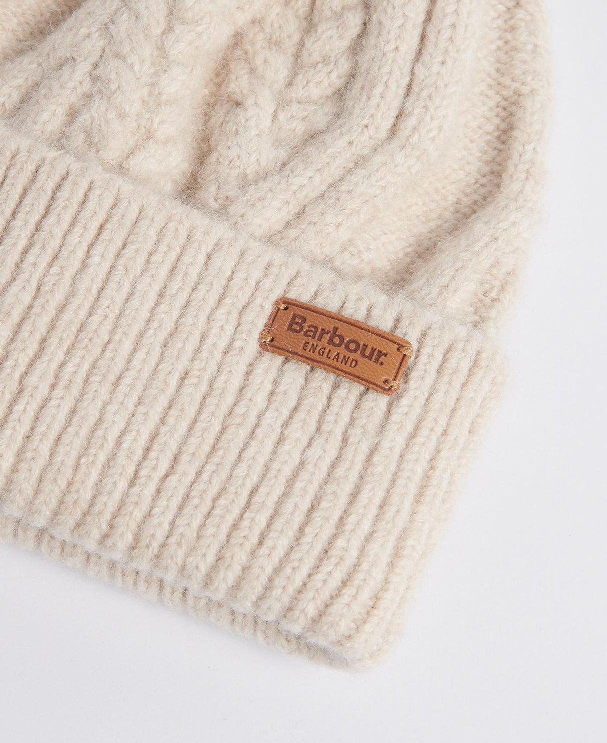 Barbour Elsdon Beanie - Dame - Eggshell - One Size