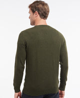 Barbour Essential Lambswool Crew - Herre - Seaweed