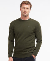 Barbour Essential Lambswool Crew - Herre - Seaweed