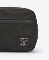 Barbour Field Canvas Toilettaske - Oliven/Sort