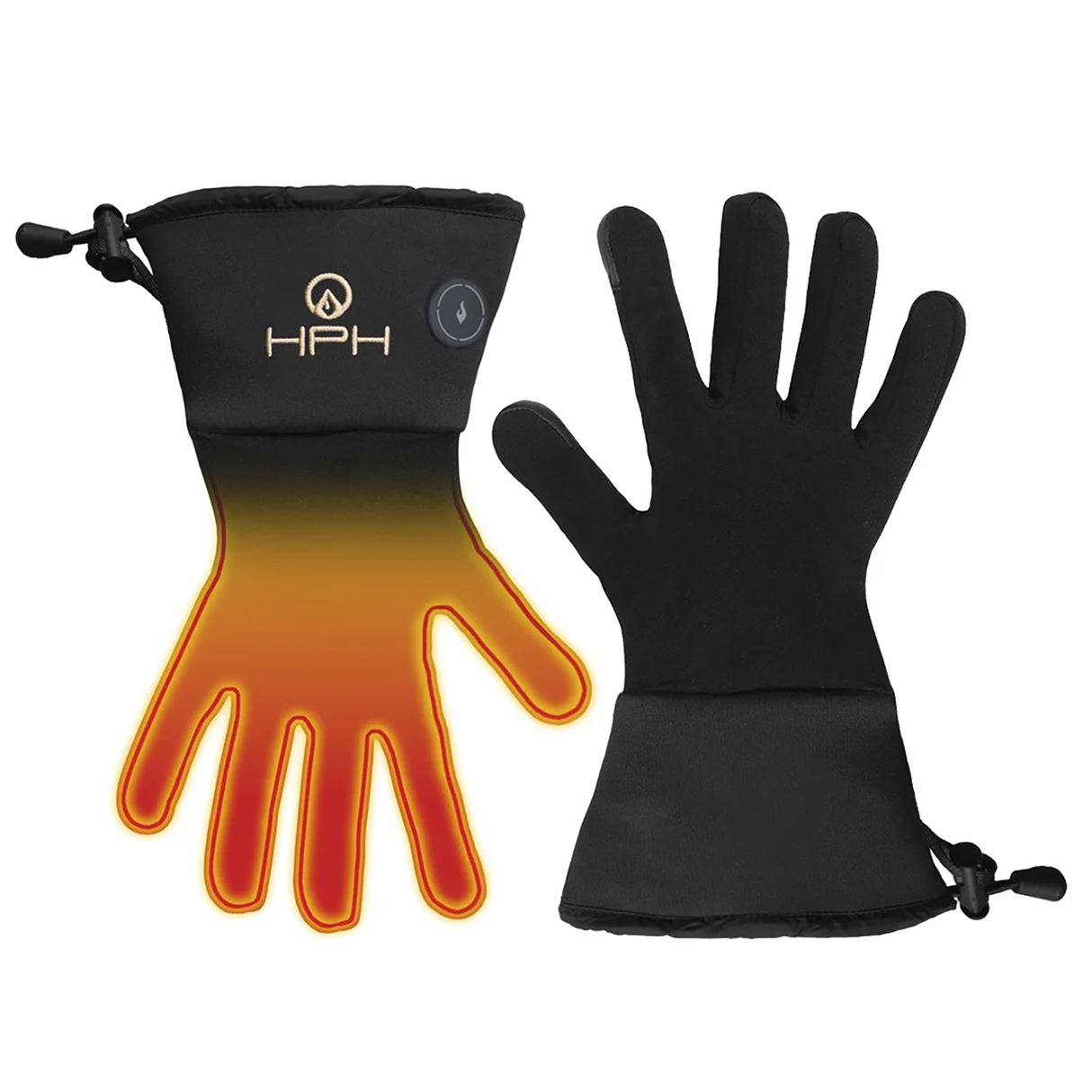 Happyhot Glove Liner Hovden Handsker - Unisex - Sort