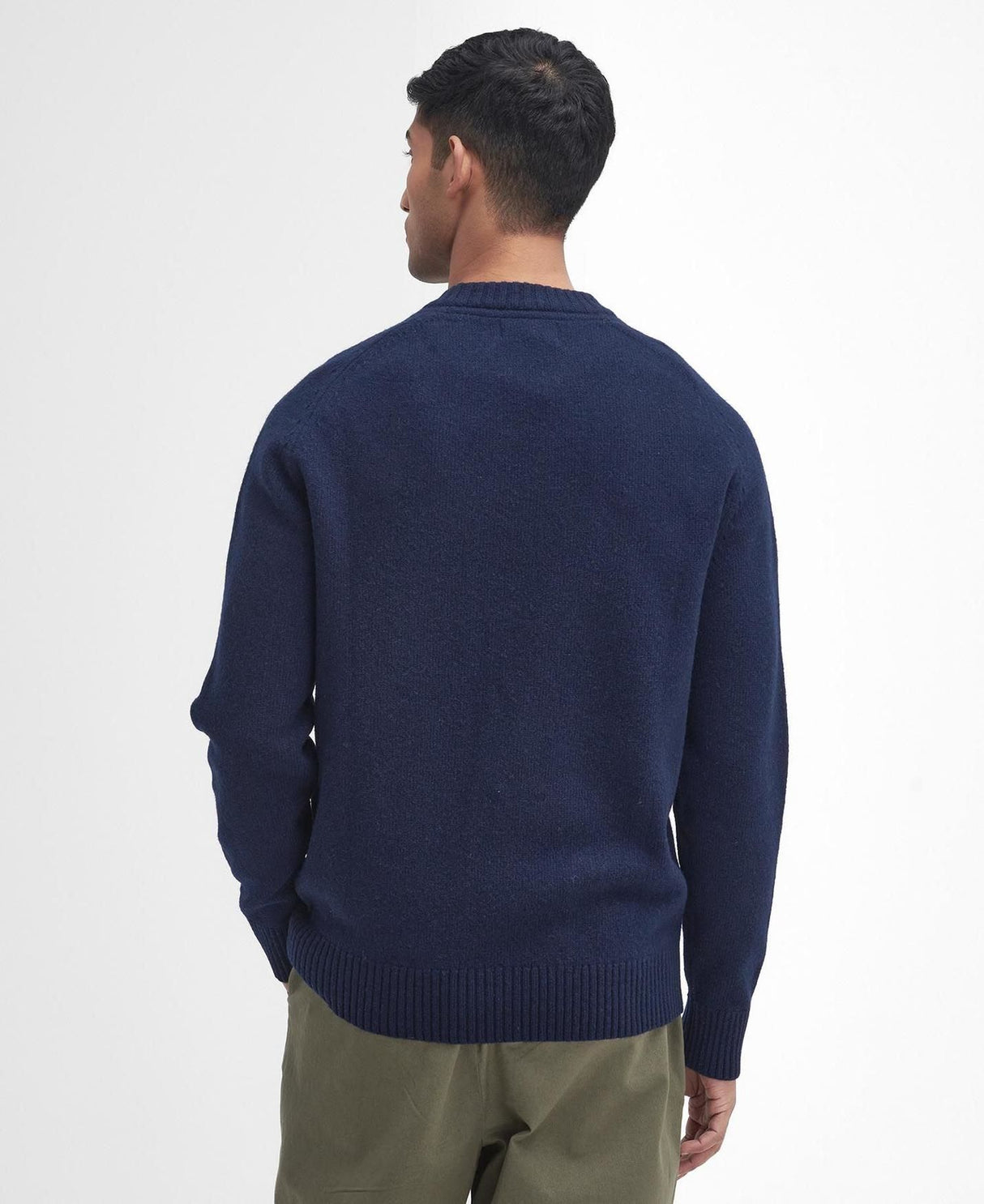 Barbour Grangetown Merino Crew Neck Sweater - Herre - Navy