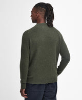 Barbour Grangetown Merino Crew Neck Sweater - Mid Olive - Herre