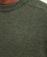 Barbour Grangetown Merino Crew Neck Sweater - Mid Olive - Herre