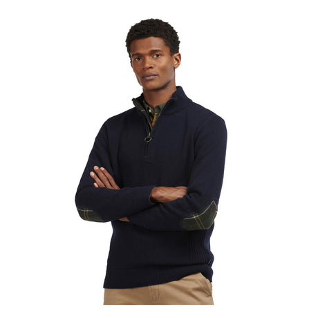 Barbour Holden Half Zip Strik - Herre - Navy