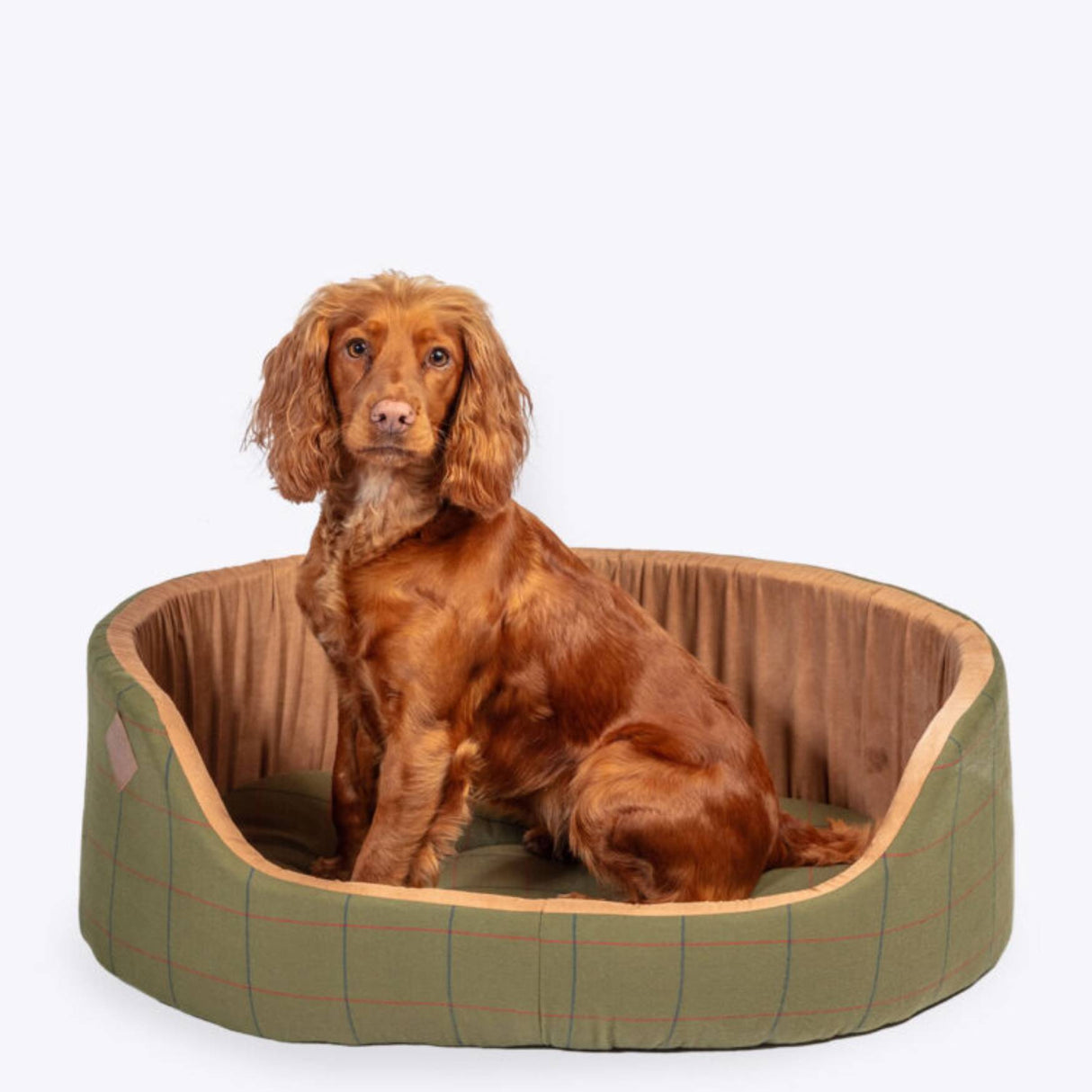 Danish Design Hunter Slumber Bed - Hundeseng - Grøn/Brun