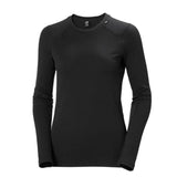 Helly Hansen Lifa Merino Midweight Crew Base Layer - Dame - Sort