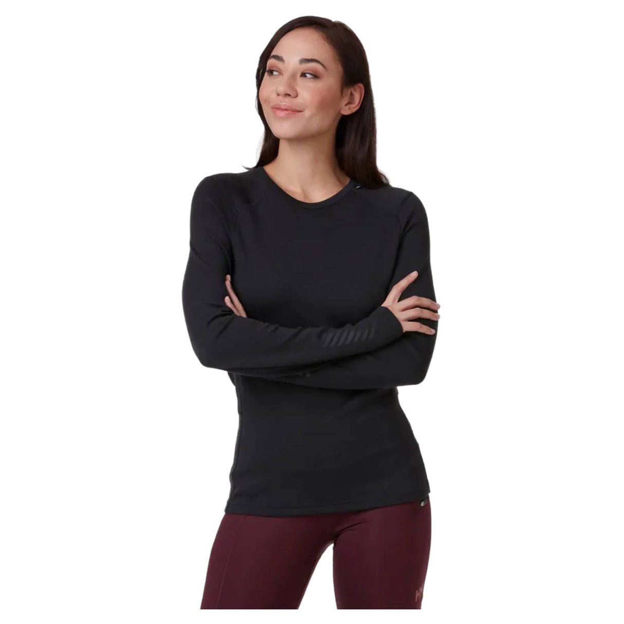 Helly Hansen Lifa Merino Midweight Crew Base Layer - Dame - Sort