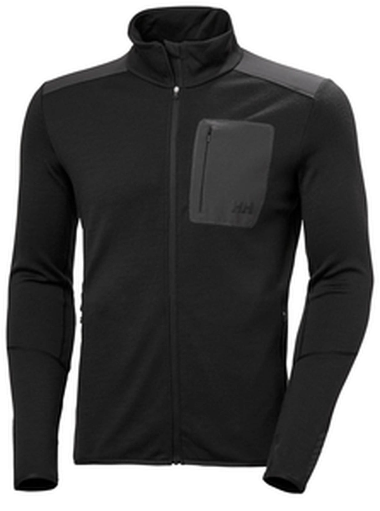 Helly Hansen M's LIFA® Merino Midlayer Jakke - Herre - Sort