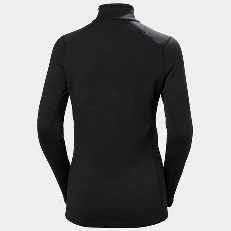 Helly Hansen Lifa Merino Midweight 1/2 Zip - Dame - Sort