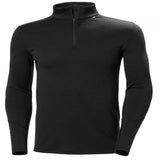 Helly Hansen Lifa Merino Midweight 1/2 Zip - Herre - Sort