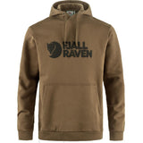 Fjällräven Logo Hoodie - Herre - Wood Brown